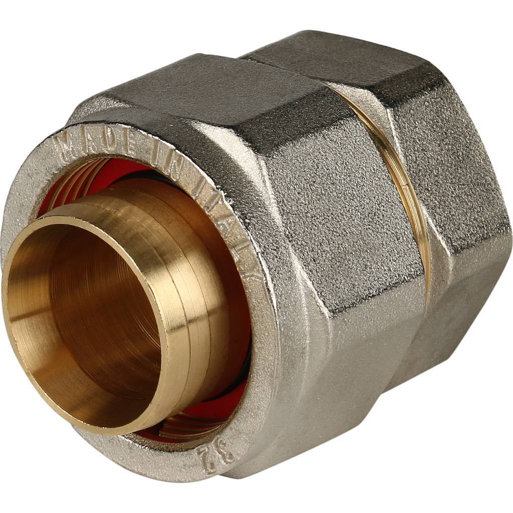 Переходник STOUT с внутренней резьбой 1 х32 для металлопластиковых труб винтовой, SFS-0002-000132