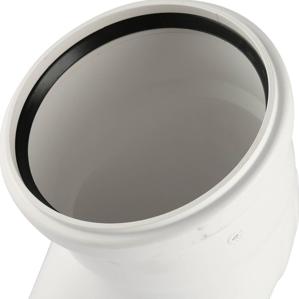 Отвод РЕХАУ RAUPIANO PLUS диам. 110 на 45°, 11231361001