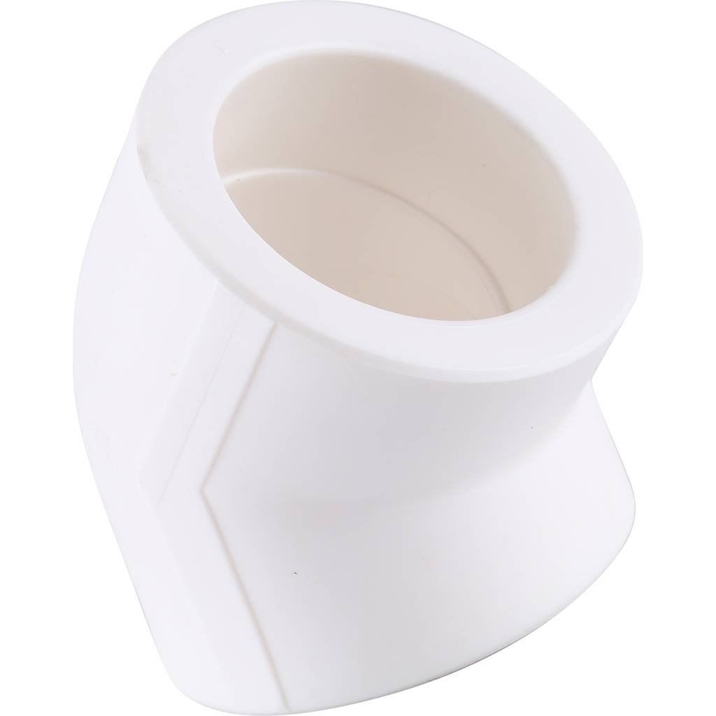 Угольник 45* Kalde d=50 для полипропиленовых труб под сварку (цвет белый), 3212-elb-500045