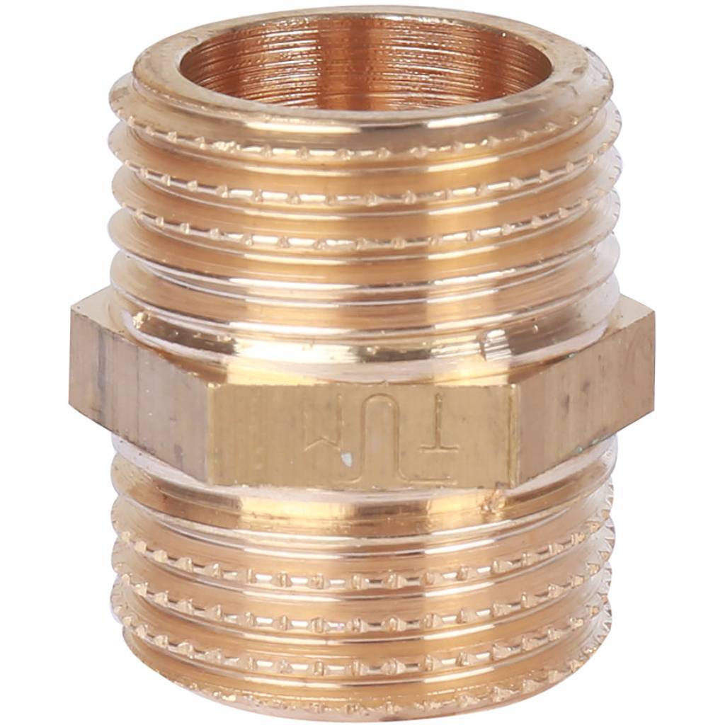 Ниппель HH TIEMME 1/2х1/2 для стальных труб резьбовой, 1500002