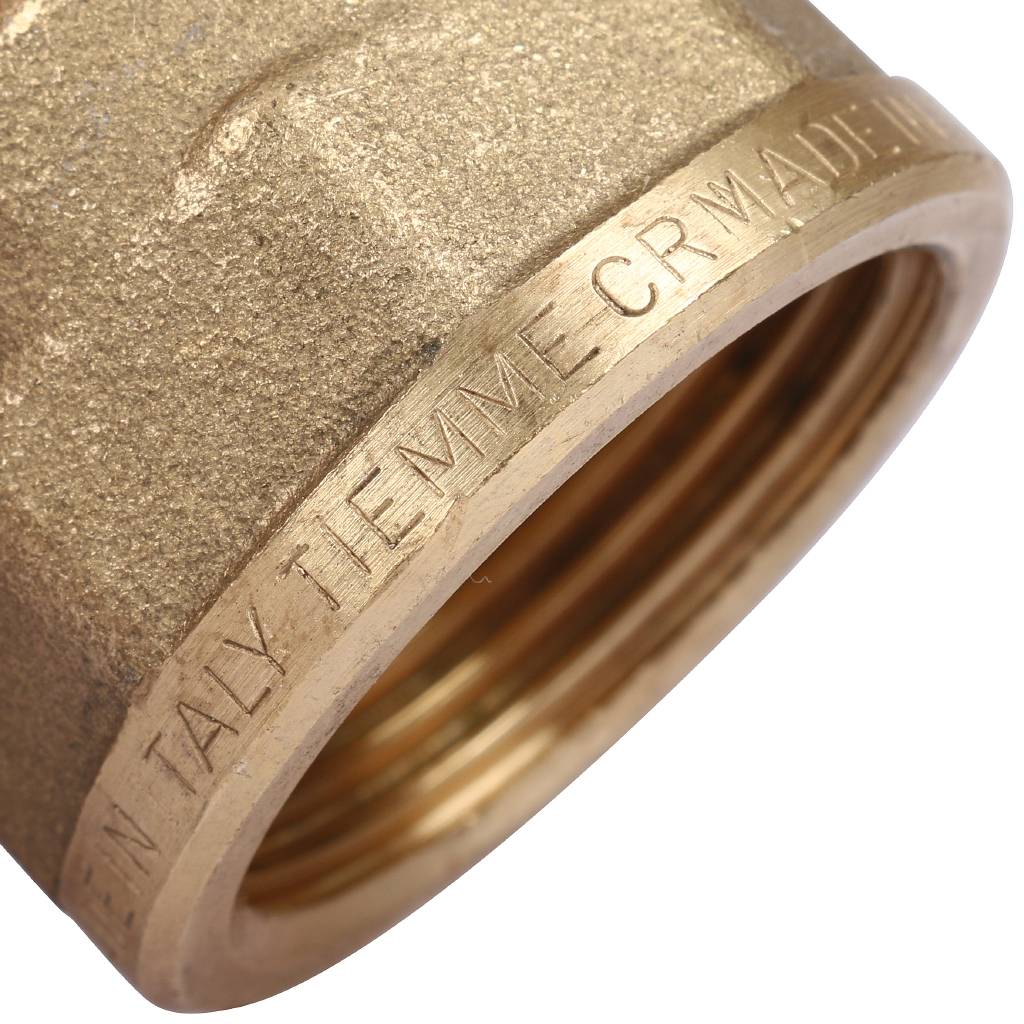 Муфта TIEMME с внутренней резьбой 26x1 для металлопластиковых труб прессовой, 1650053