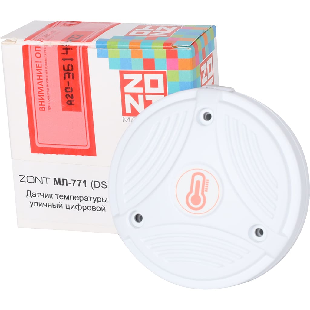 Термодатчик уличный цифровой ZONT в круглом корпусе (DS18B20), ML00004837