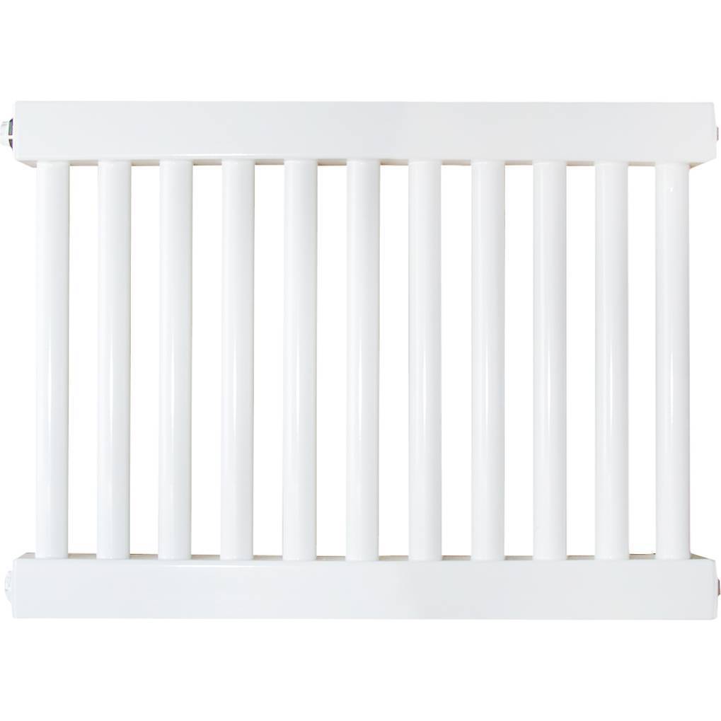 Трубчатый стальной радиатор КЗТО РС 1-500-11 секций 1/2 боковое подключение RAL9010, РС15001112RAL9010