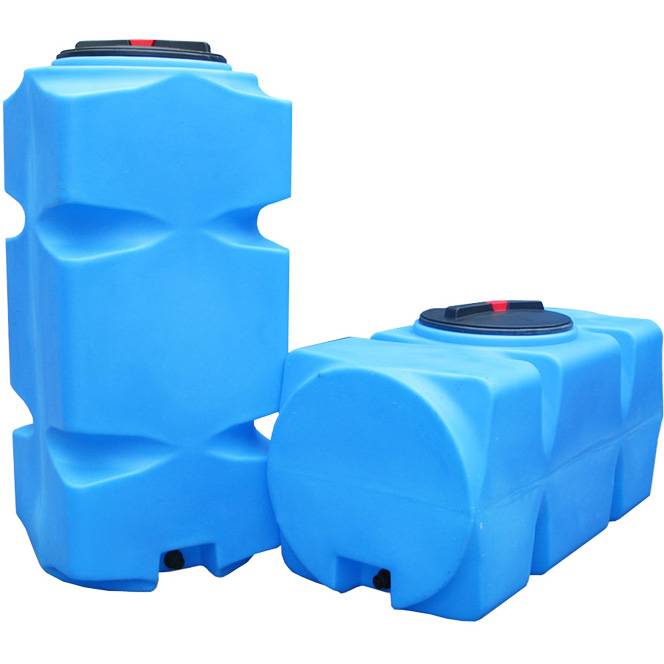 Танк АНИОН 500 л вертикальный с фланцем и крышкой с клапанами, со сливом, Т500ВФК2З