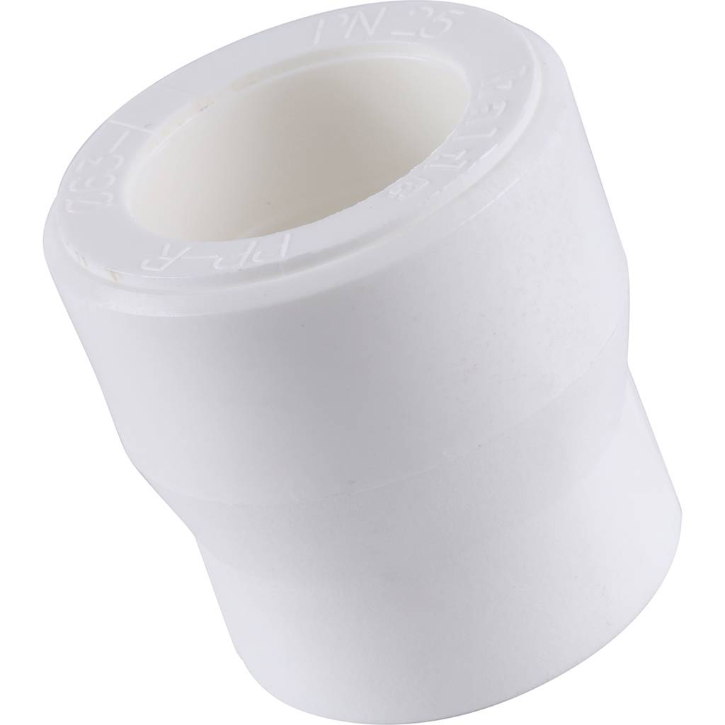 Муфта переходная Kalde 63x32 для полипропиленовых труб под сварку (цвет белый), 3212-rdc-633200