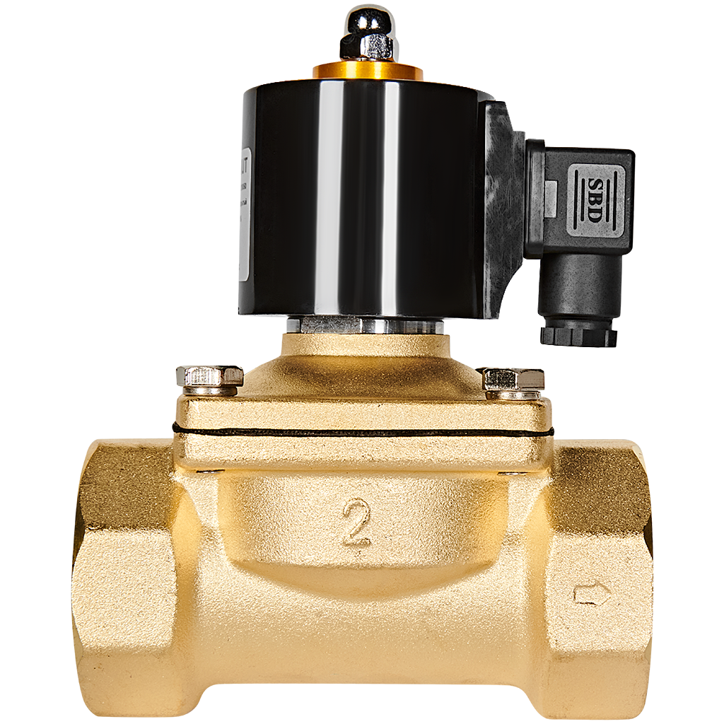 Клапан соленоидный (электромагнитный) STOUT прямого действия НЗ 220В G2 SSV-0010-220050