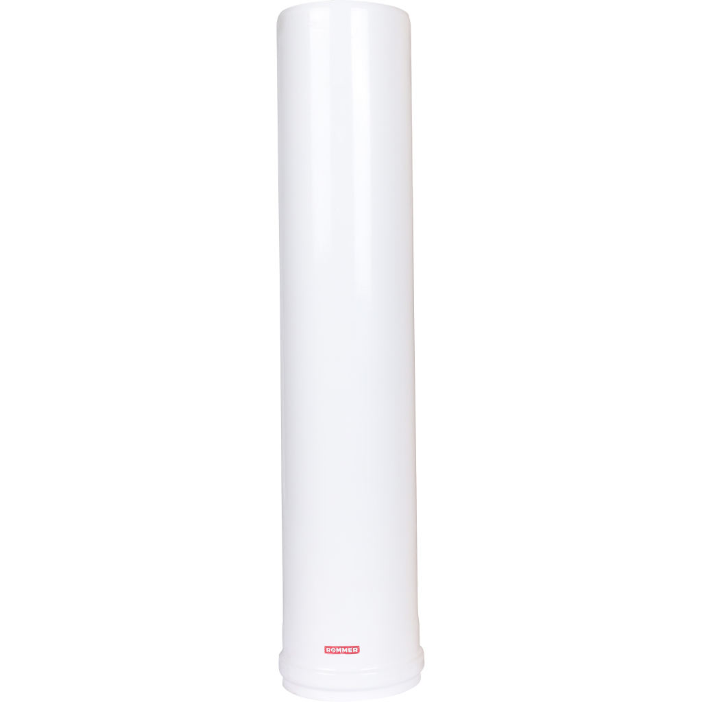 Удлинитель дымохода утепленный традиционный ROMMER D80(п-м), L500 (газоход до 185 градусов), RCA-0080-800500