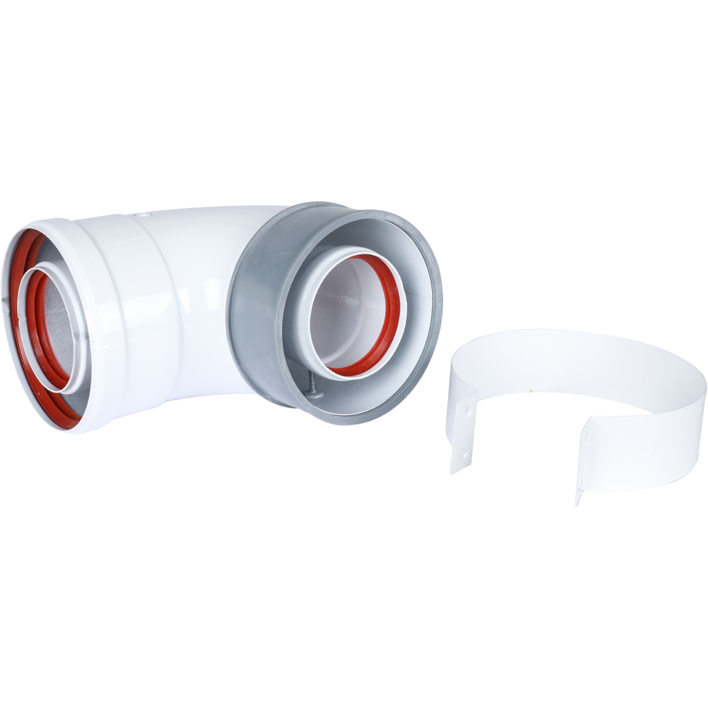 Коаксиальный отвод Baxi 90° для всех котлов кроме ECO Classic / ECO Nova, диам. 60/100 мм