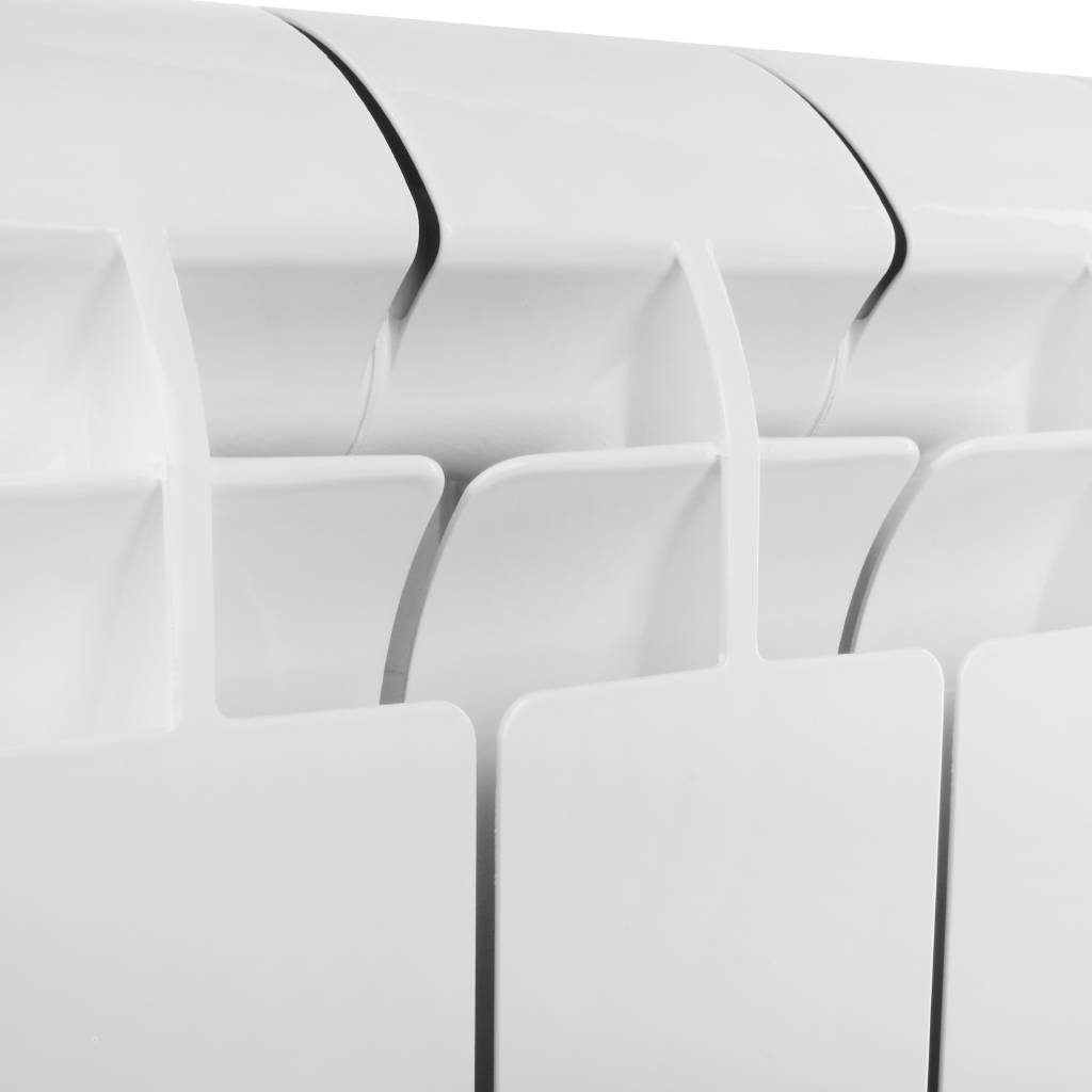 Радиатор алюминиевый Global VOX- R 500 4 секции боковое подключение (белый RAL 9010), VX05001004