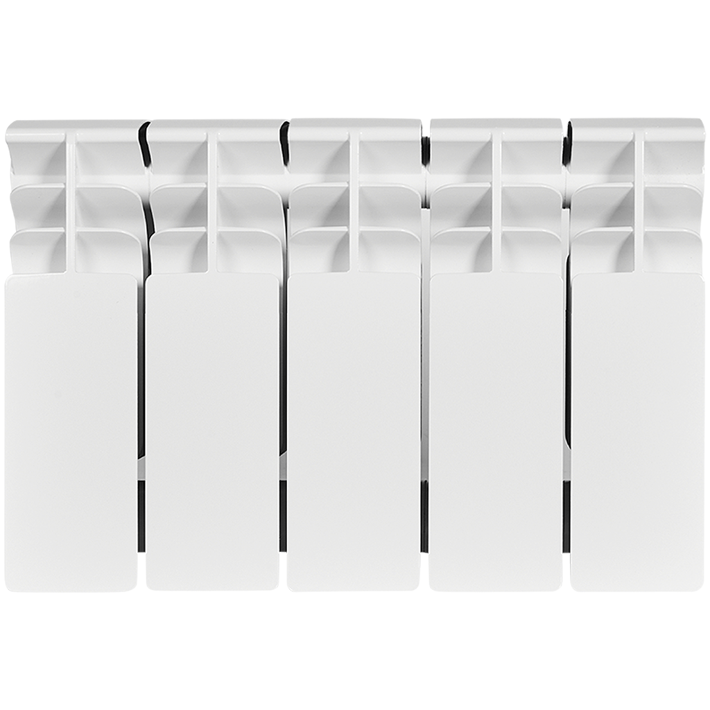 Радиатор биметаллический STOUT TITAN 200 5 секций боковое подключение (белый RAL 9016)