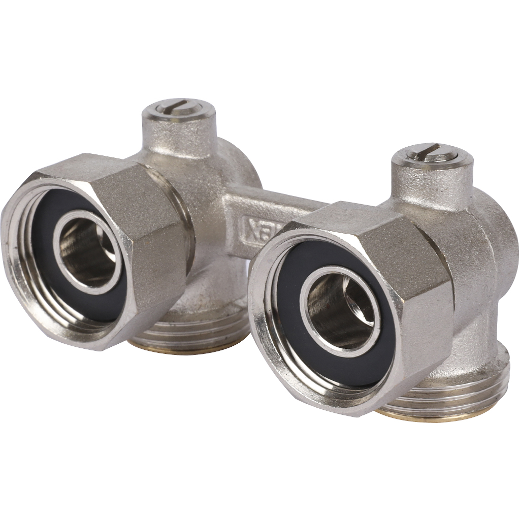 Узел нижнего подключения для радиаторов Meibes Standart line Тип E2/50 угловой, 3/4 НPx3/4 HP, F10017