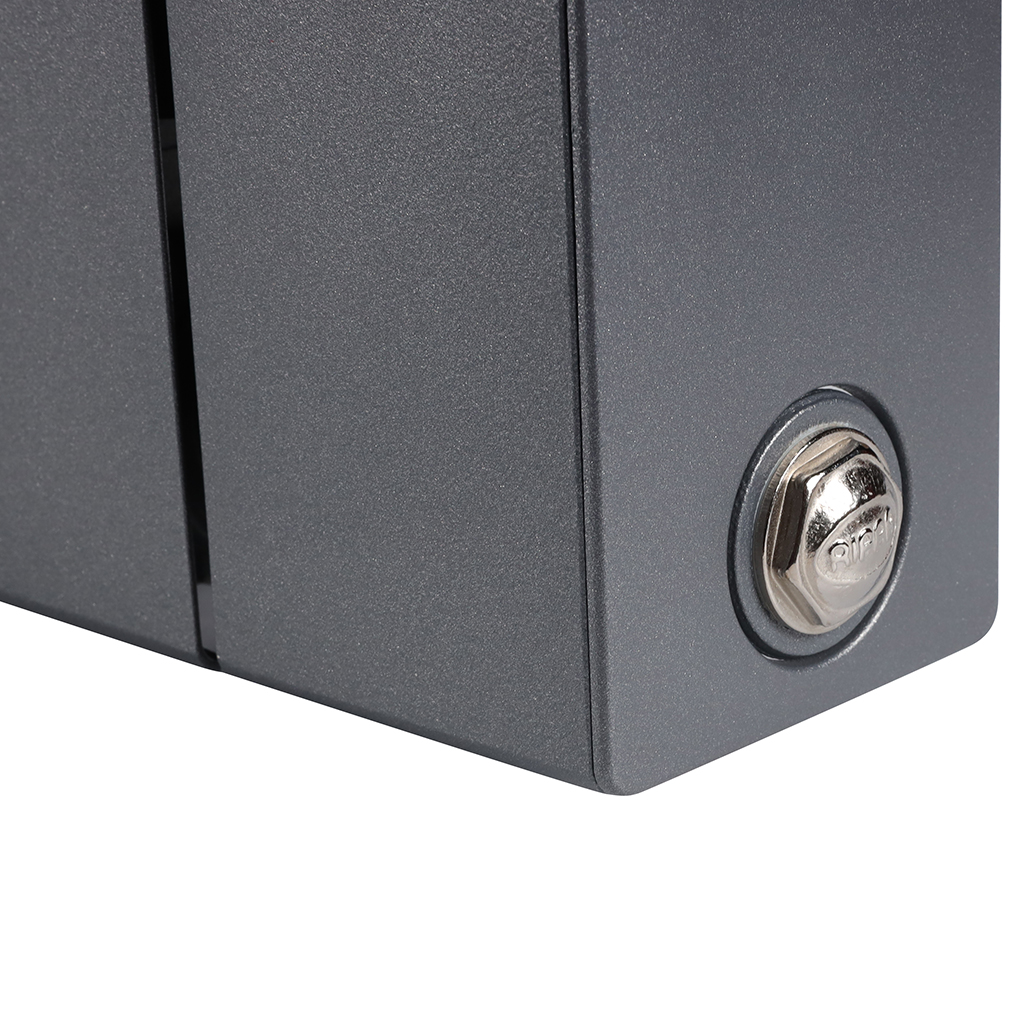 Радиатор биметаллический RIFAR SUPReMO VENTIL 350 SVR 14 секций нижнее правое подключение (Цвет ТИТАН), 4RS35.VR-14-TI