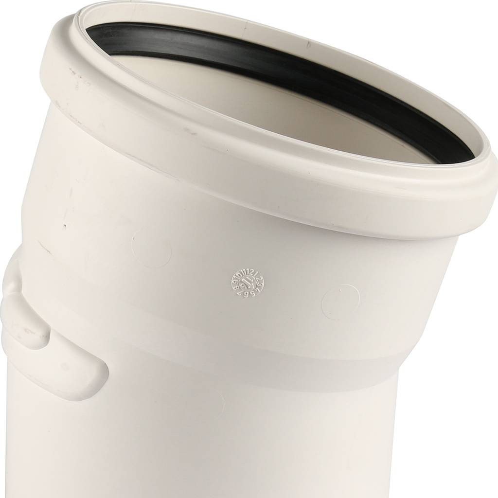 Отвод РЕХАУ RAUPIANO PLUS диам. 110 на 15°, 11231321001