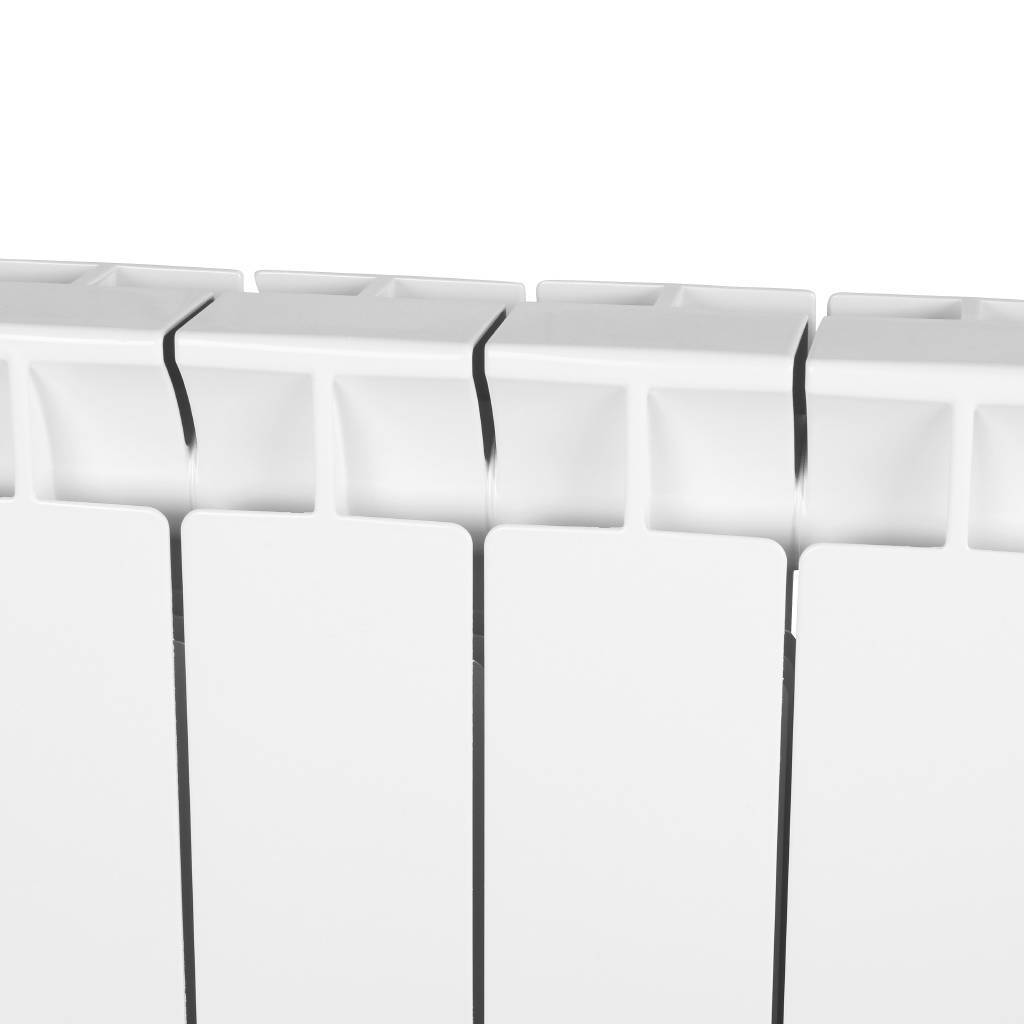 Распродажа: Радиатор биметаллический STOUT STYLE 350 12 секций боковое подключение (белый RAL 9010), SRB-0110-035012