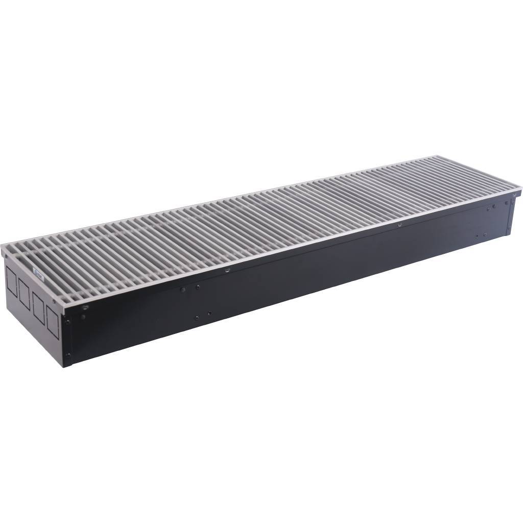 Внутрипольный конвектор STOUT SCN-1100 110х240х1000 (Решётка роликовая) правое подключение, SCN-1100-1124100