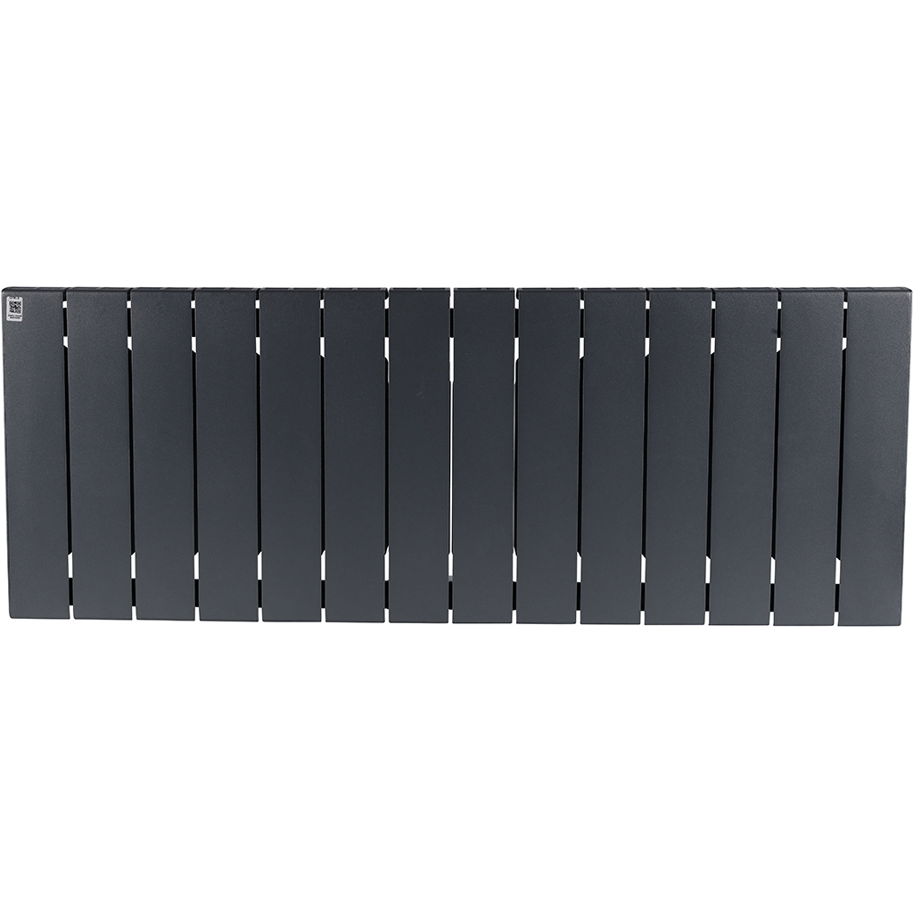 Радиатор биметаллический RIFAR SUPReMO 350 14 секций боковое подключение (Цвет ТИТАН), 4RS35-14-TI