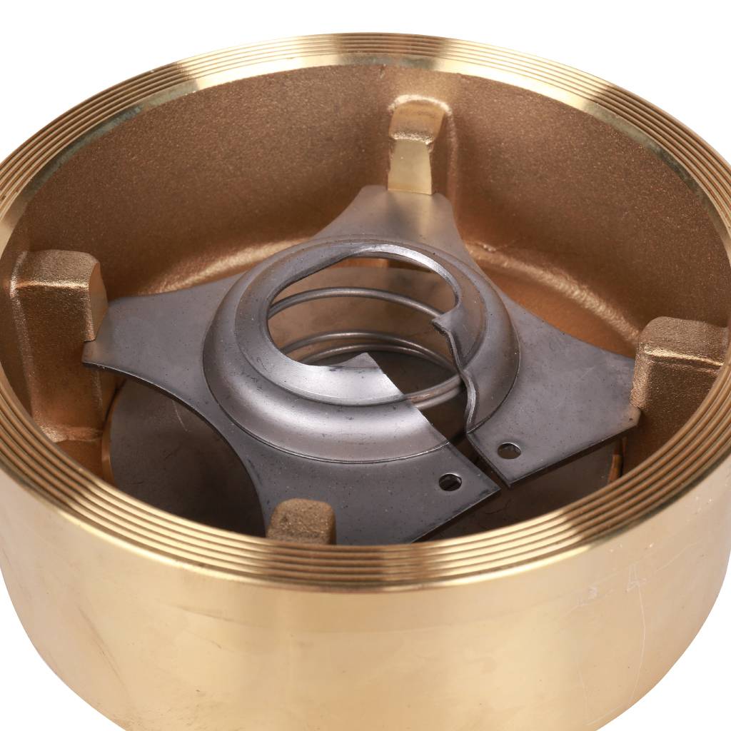 Клапан обратный осевой Tecofi Ду100 Ру16 межфланцевый из латуни, CA7441-0100