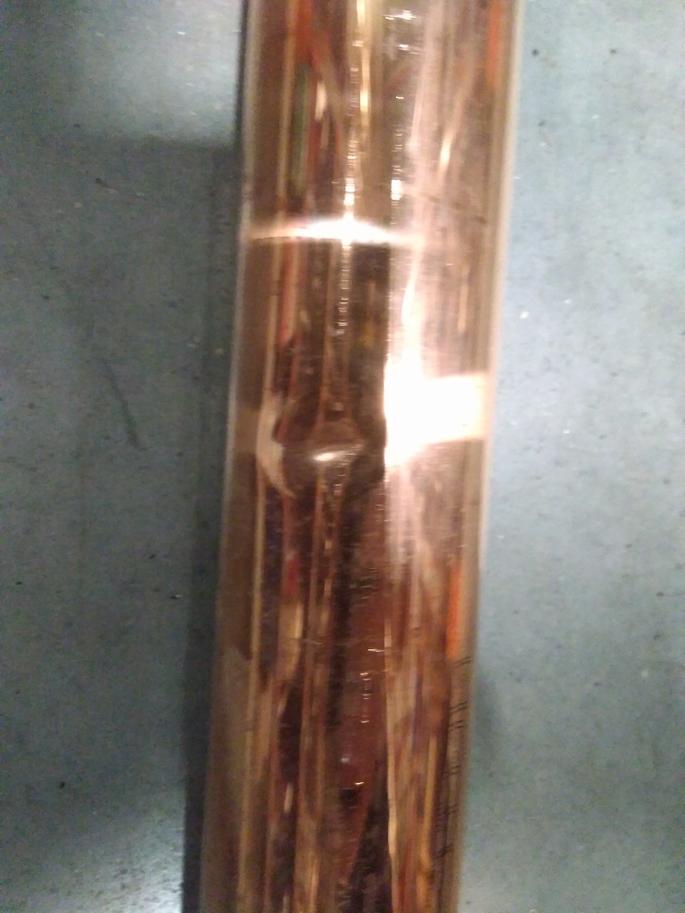 Уцененный товар (вмятины): Труба медная неотожженная HAILIANG D 42 х 1,0 EN 1057, в штангах по 2,5 м, HLPH420010025