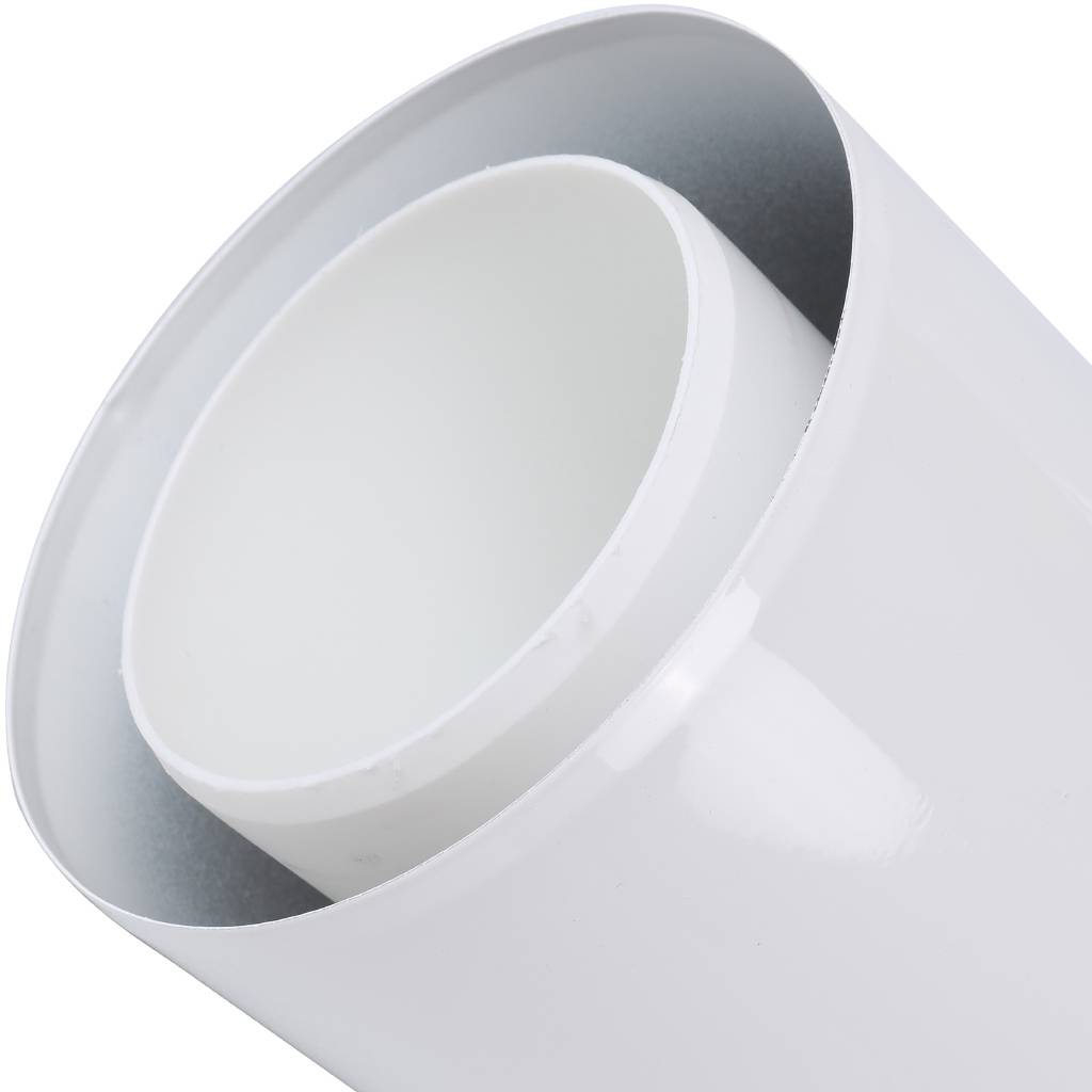 Горизонтальная коаксиальная труба Baxi с наконечником, диам. 110/160 мм, длина 1000 мм, НТ