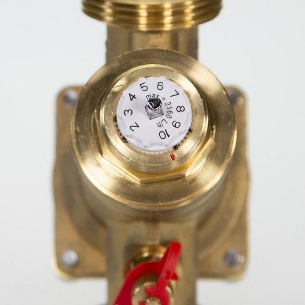 Комбинированный балансировочный клапан Ридан AQT-R DN32, без ниппелей, наружная резьба G1 1/2, 003Z1805R