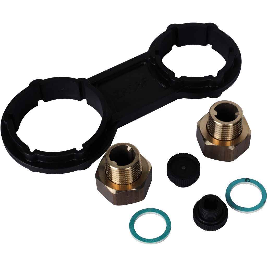 Honeywell (Resideo Braukmann) с редуктором, на горячую воду, 100 мкм, 1/2, FK06-1/2AAM