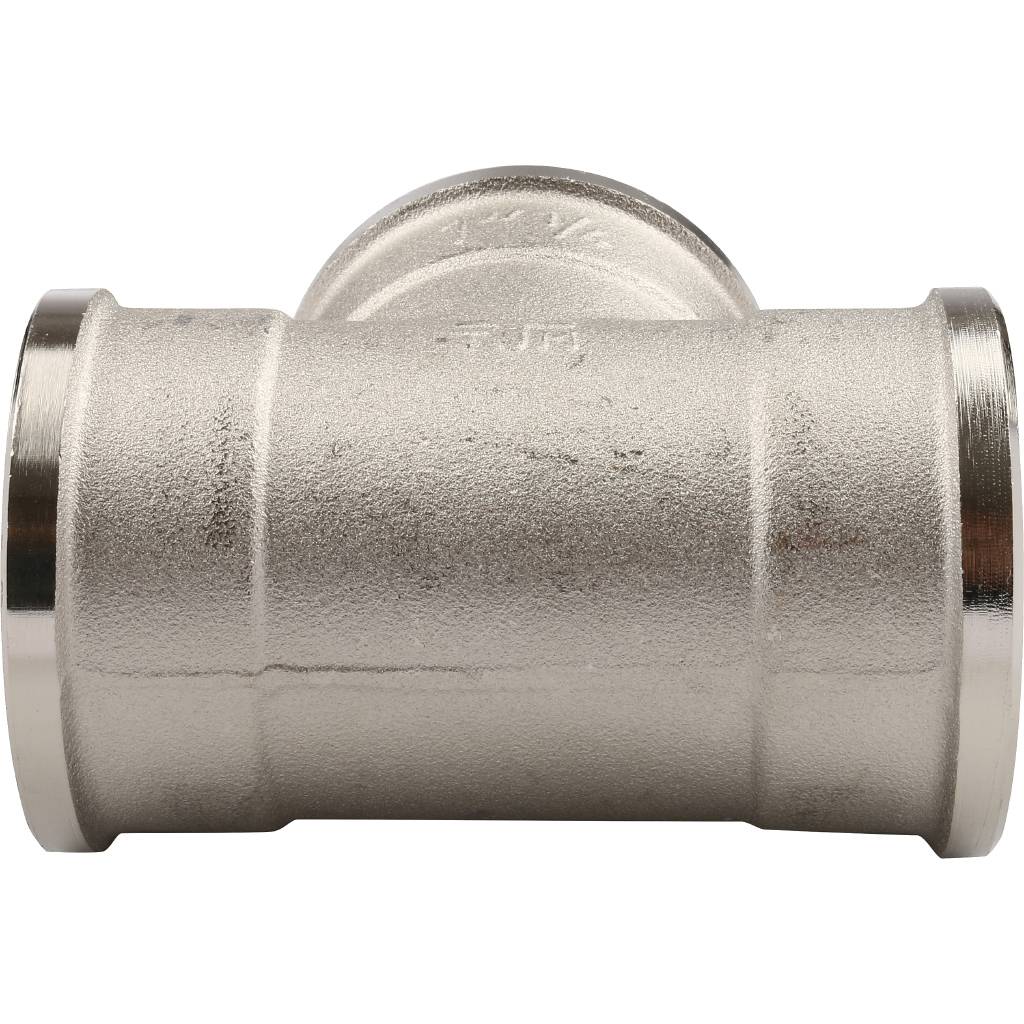 Тройник TIEMME ВВ никелированный 1 1/4 для стальных труб резьбовой, 1500331