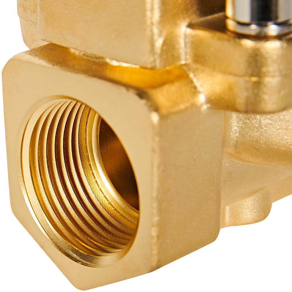 Клапан соленоидный (электромагнитный) STOUT непрямого (пилотного) действия НЗ 220В G1 SSV-0030-220025