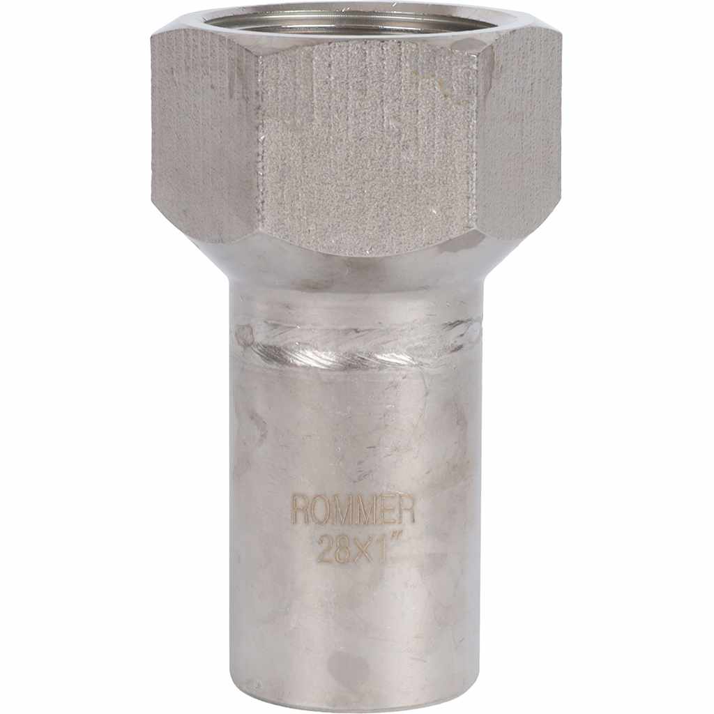 Вставка ROMMER переходная НПр-ВР, 28х1, из нержавеющей стали прессовой, RSS-1023-000281