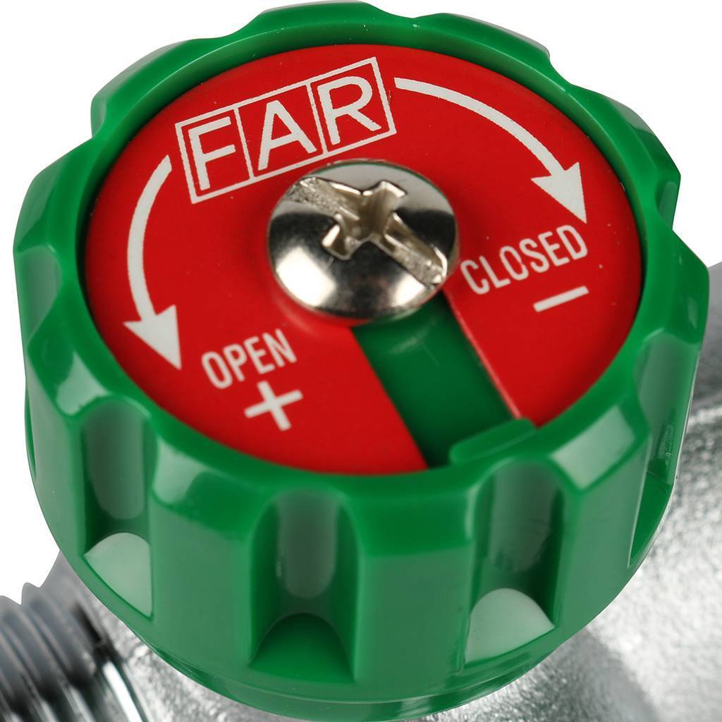 Коллектор распределительный FAR 1 , проходной, хромированный, 3 отвода 3/4  плоское уплотнение