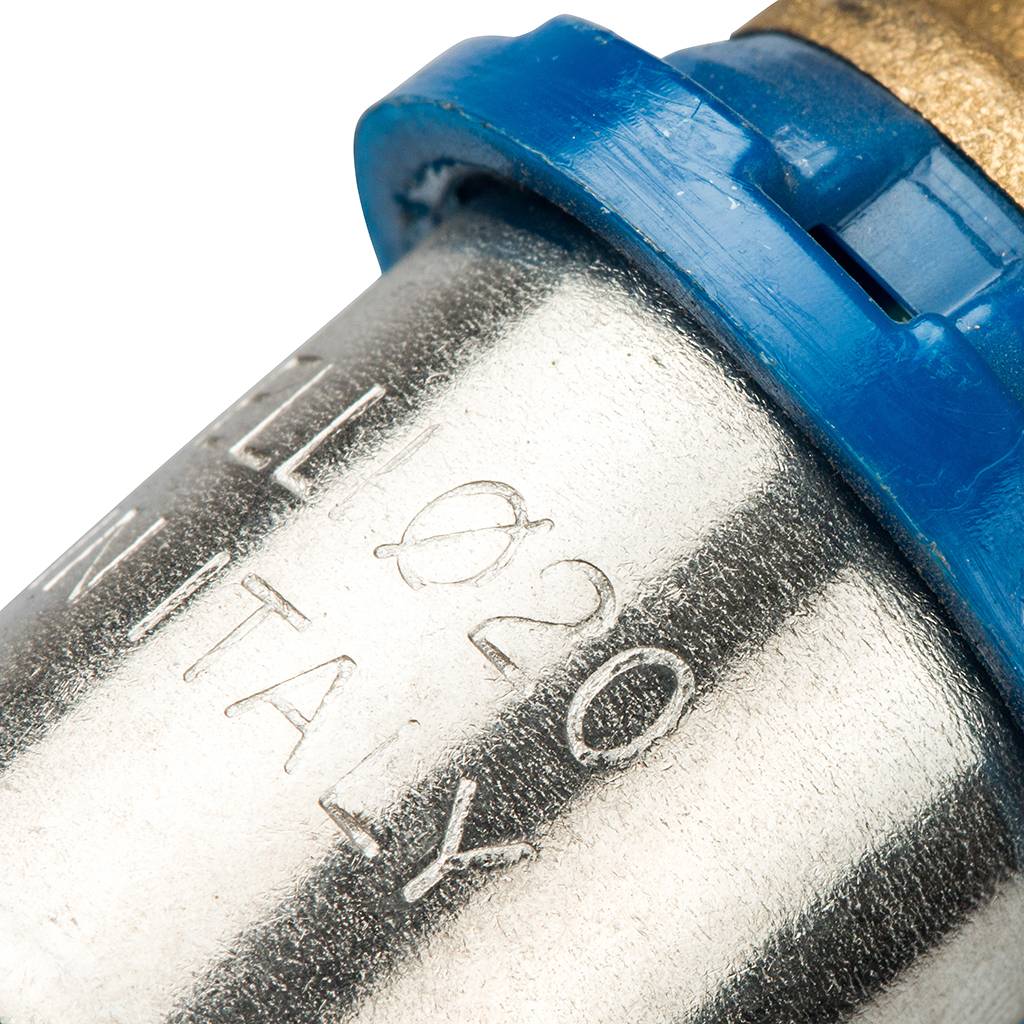 Тройник переходной Prandelli Multyrama 20.2х20.2х16.2 профиль H, TH, U для металлопластиковых труб прессовой, 509.32.44.1