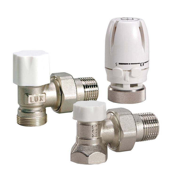 Блистер термостатический комплект LUXOR КТ202 1/2 угловой