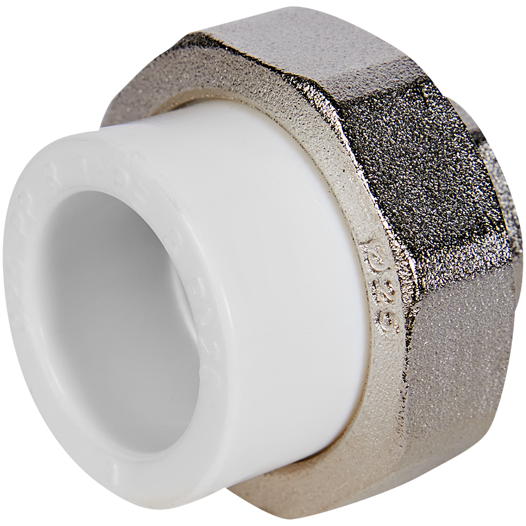 Муфта комбинированная Pro Aqua d=25-3/4 PP-R разъемная (американка) ВР Белая