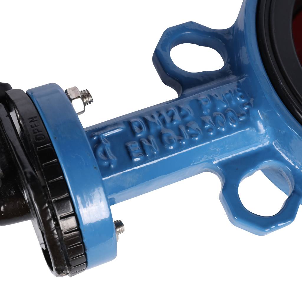 Затвор поворотно-дисковый Tecofi VPI4448 DN 125 PN 16 межфланцевый с ручкой из чугуна EPDM, VPI4448-02EP0125