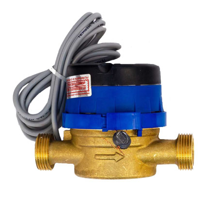 Счетчик холодной воды Тепловодомер с импульсным выходом ВСХД-15-02 (110ММ) IP68, R111-015-223-B68