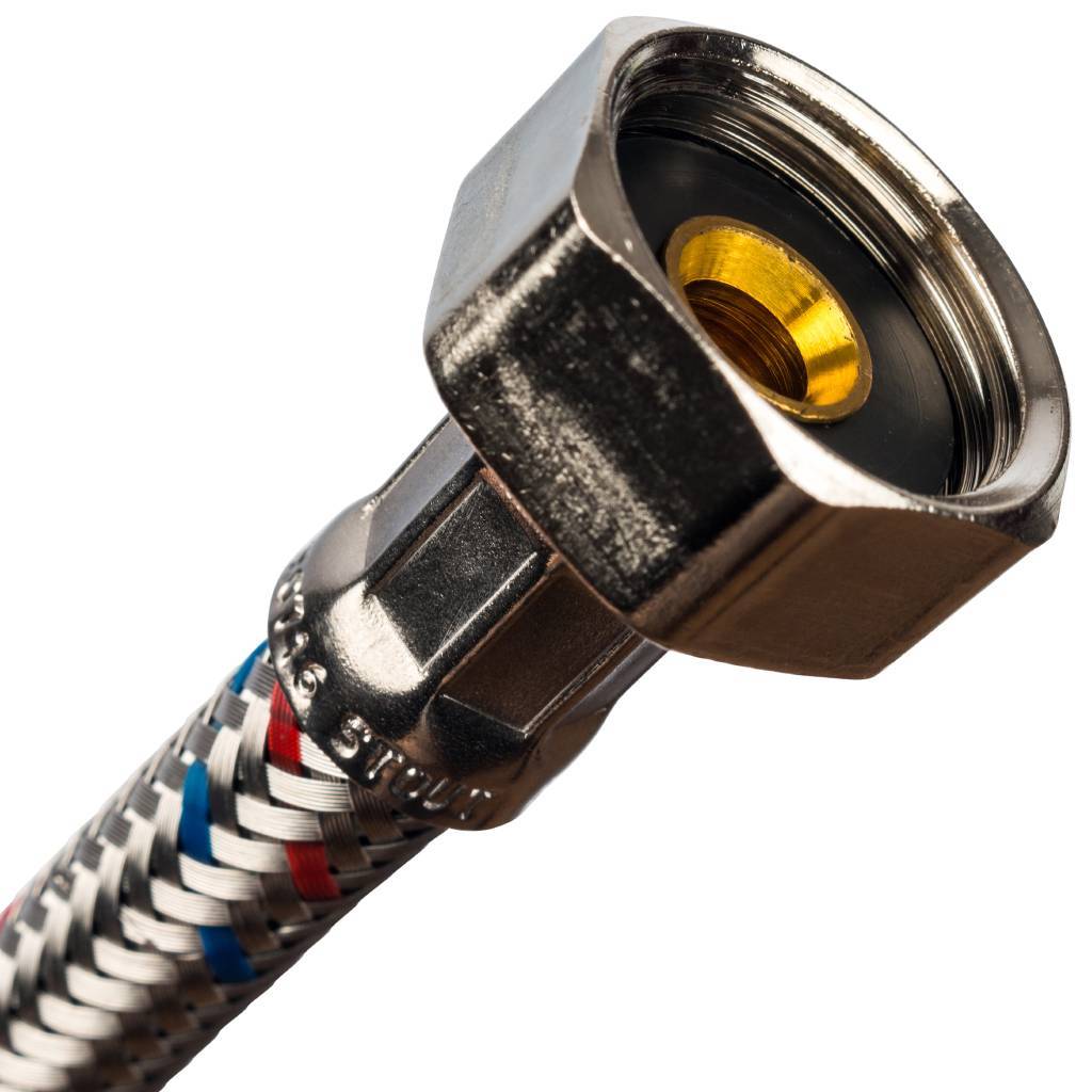 Гибкая подводка для воды STOUT ВР 1/2 х ВР 1/2, длина 600 мм, SHF-0117-081515