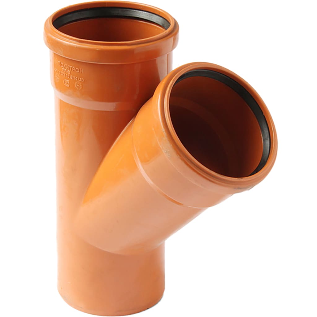 Тройник для наружной канализации Pro Aqua Terra D110x110/45 PP, PPH70111145
