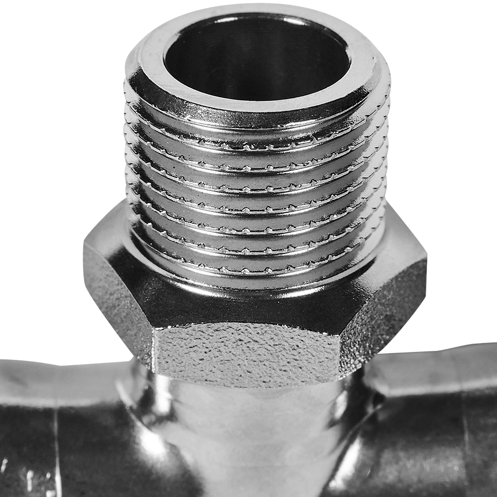 Тройник-переходник-НР ROMMER 18х1/2 из нержавеющей стали прессовой