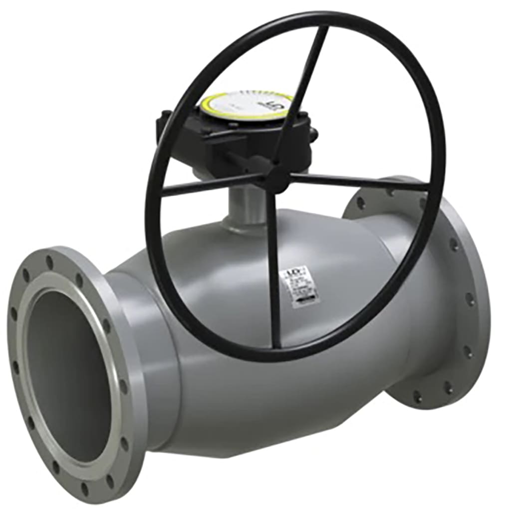 Кран шаровой LD Regula Ду 150 Ру25 фланцевый с редуктором, КШ.Ц.Ф.Р.Regula.150/125.025.Н/П.02