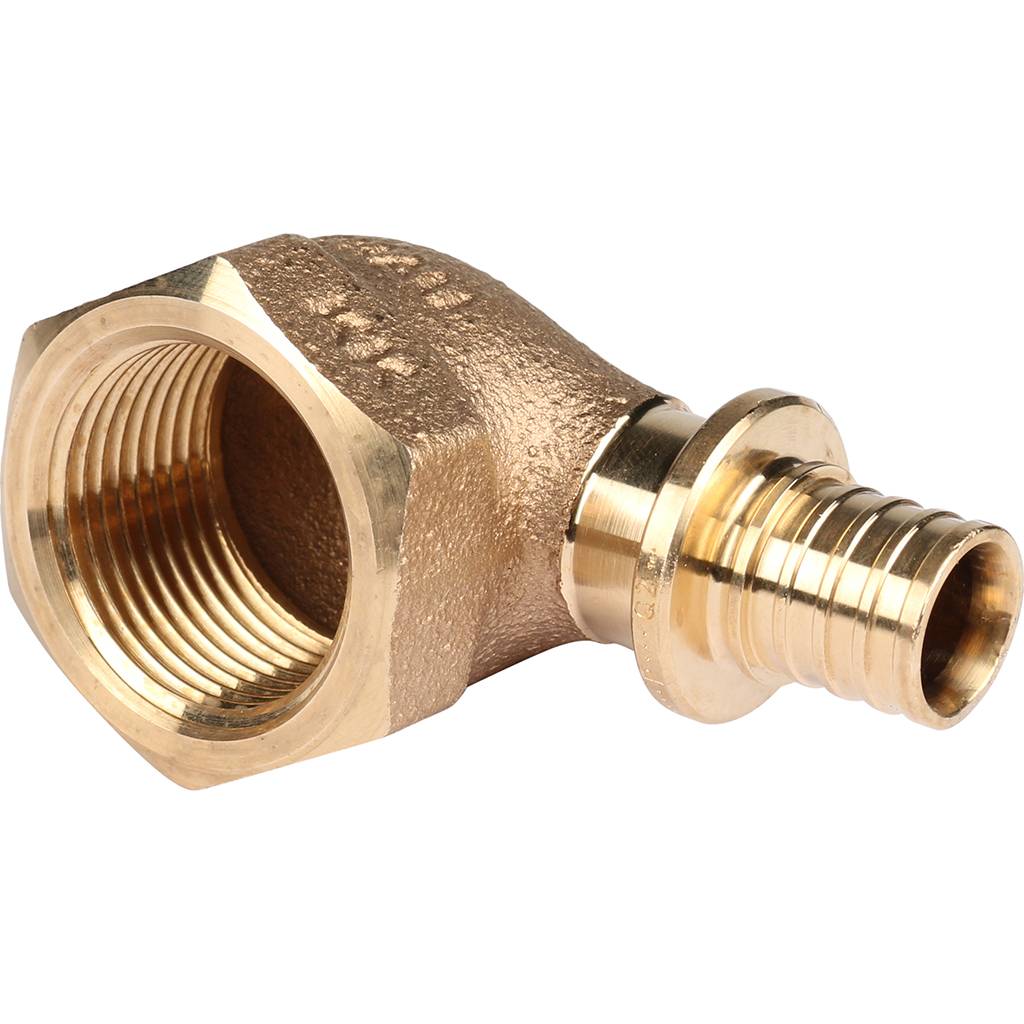 Угольник-переходник РЕХАУ RAUTITAN с внутренней резьбой 16-Rp 3/4 RX+ для труб из сшитого полиэтилена аксиальный