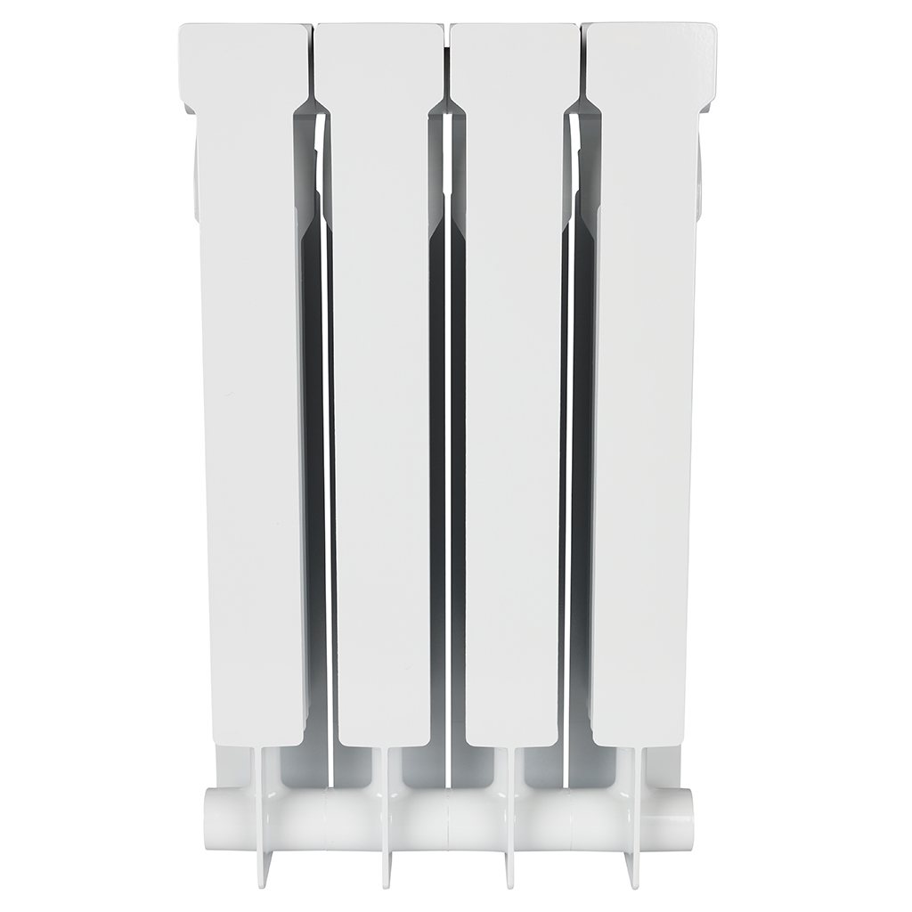 Радиатор биметаллический STOUT VEGA 500 4 секций боковое подключение (белый RAL 9016), SRB-1310-050004