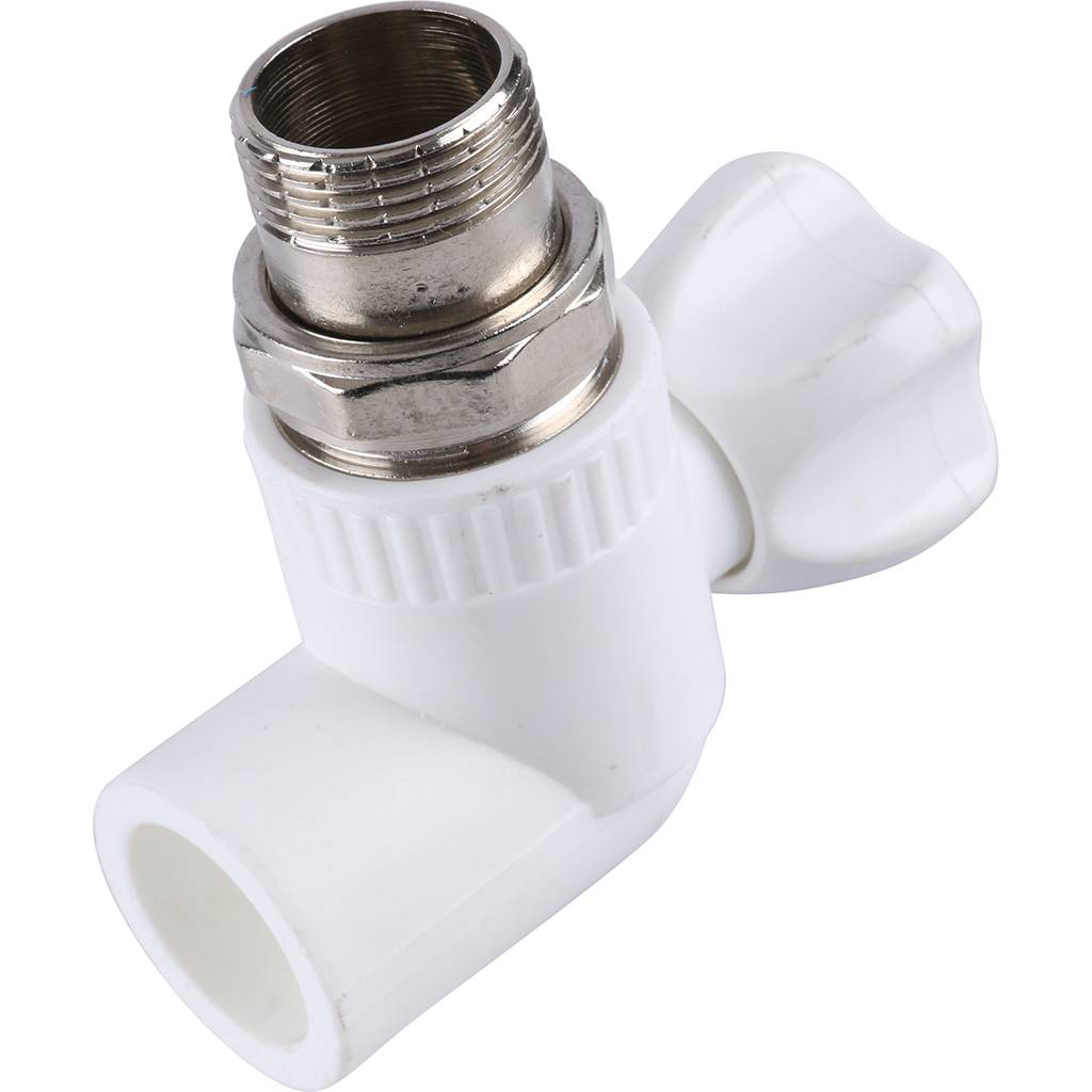 Кран шаровой Kalde разборный угловой с накидной гайкой 25х3/4, 3242-vre-250c00