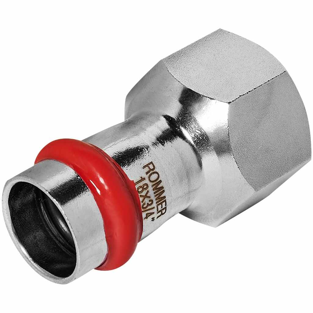 Переходник ROMMER ВПр-ВР, 18х3/4, из нержавеющей стали прессовой, RSS-1022-001834