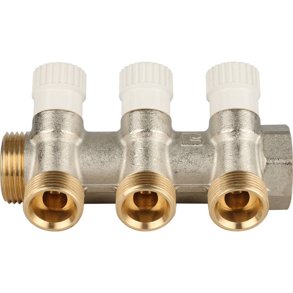 Коллектор распределительный STOUT 1, 3 отвода 3/4 ЕК