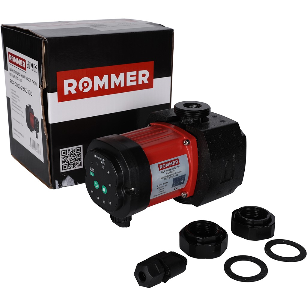 Циркуляционный насос ROMMER ERTI 25/60-130, RCP-0003-2560130