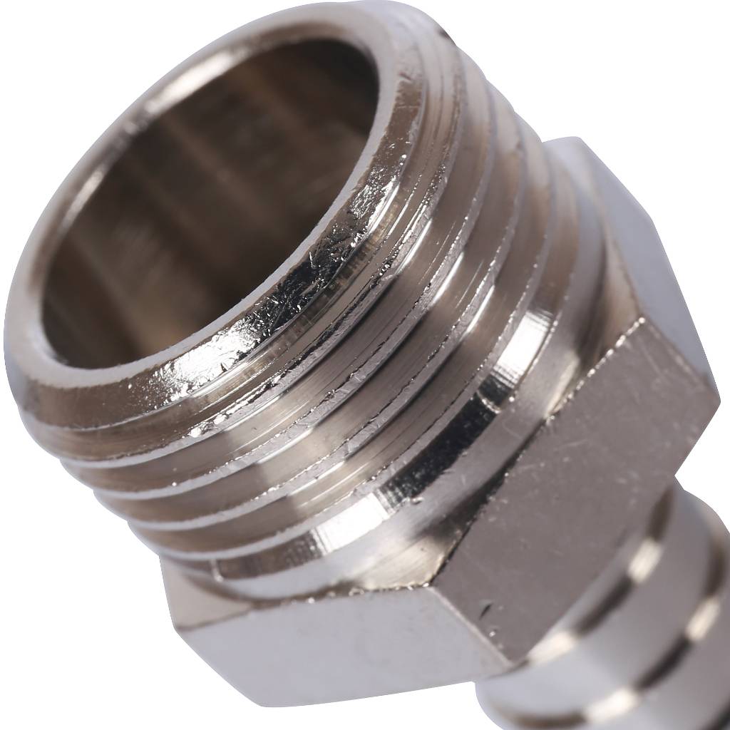 Штуцер STOUT НР никелированный 1/2 x12, SFT-0067-001212