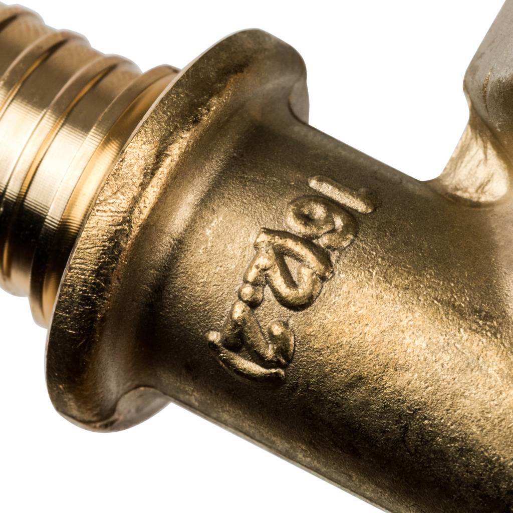 Тройник-переходник STOUT с внутренней резьбой 16xR 1/2 для труб из сшитого полиэтилена аксиальный, SFA-0028-001612