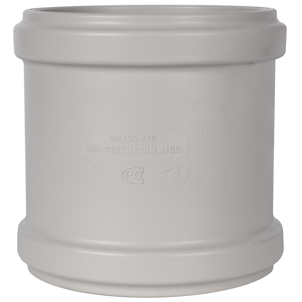 Муфта ремонтная канализационная бесшумная STOUT D110, SKB-0007-000110