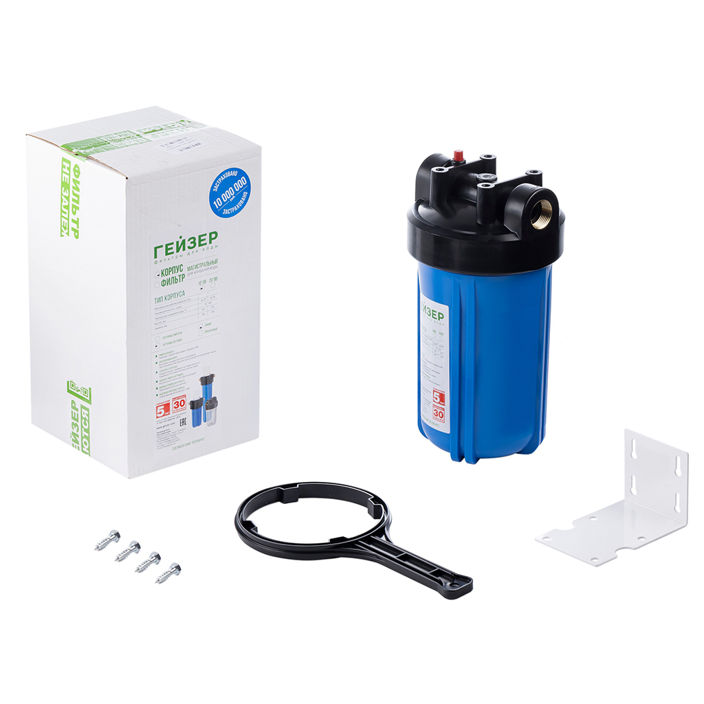 Корпус Гейзер 10BB 1 с латунными вставками, 50715