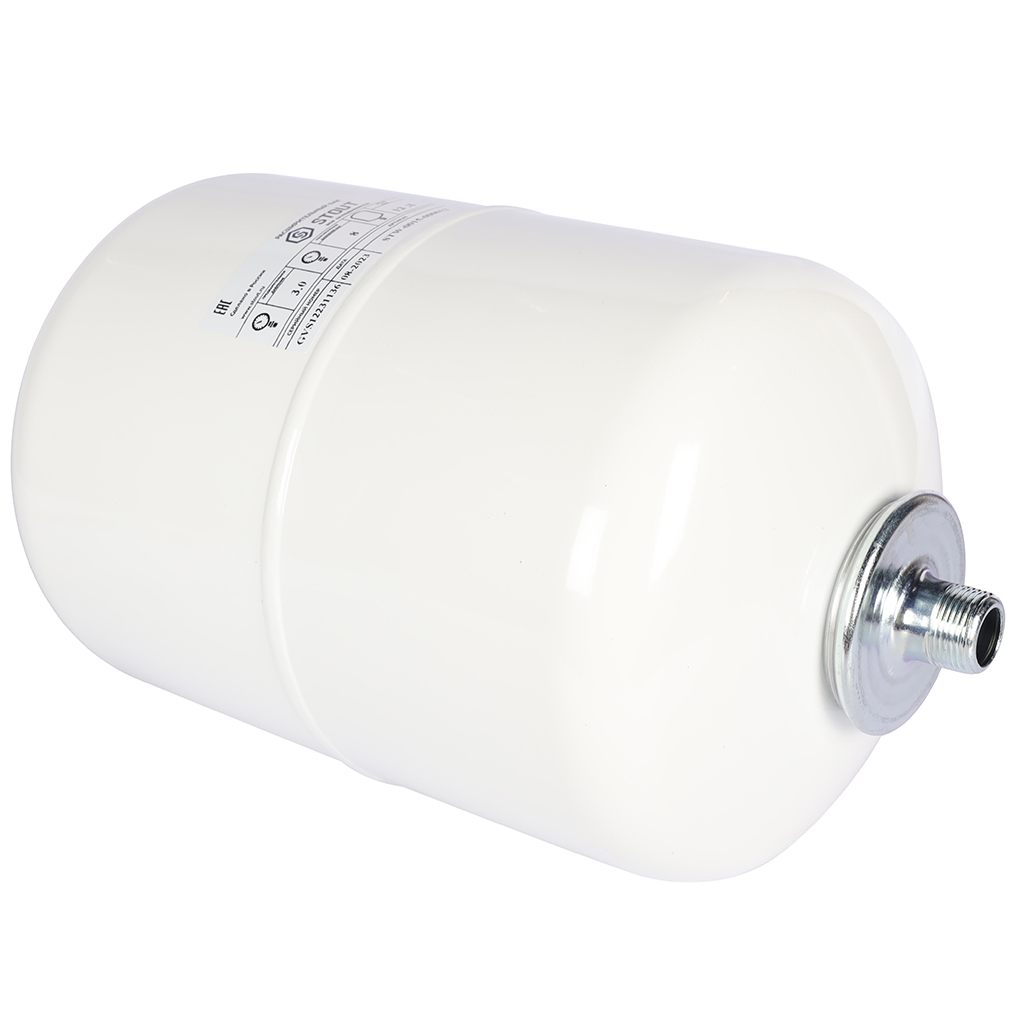 Расширительный бак STOUT STW-0015 для ГВС 12 л. вертикальный (цвет белый)