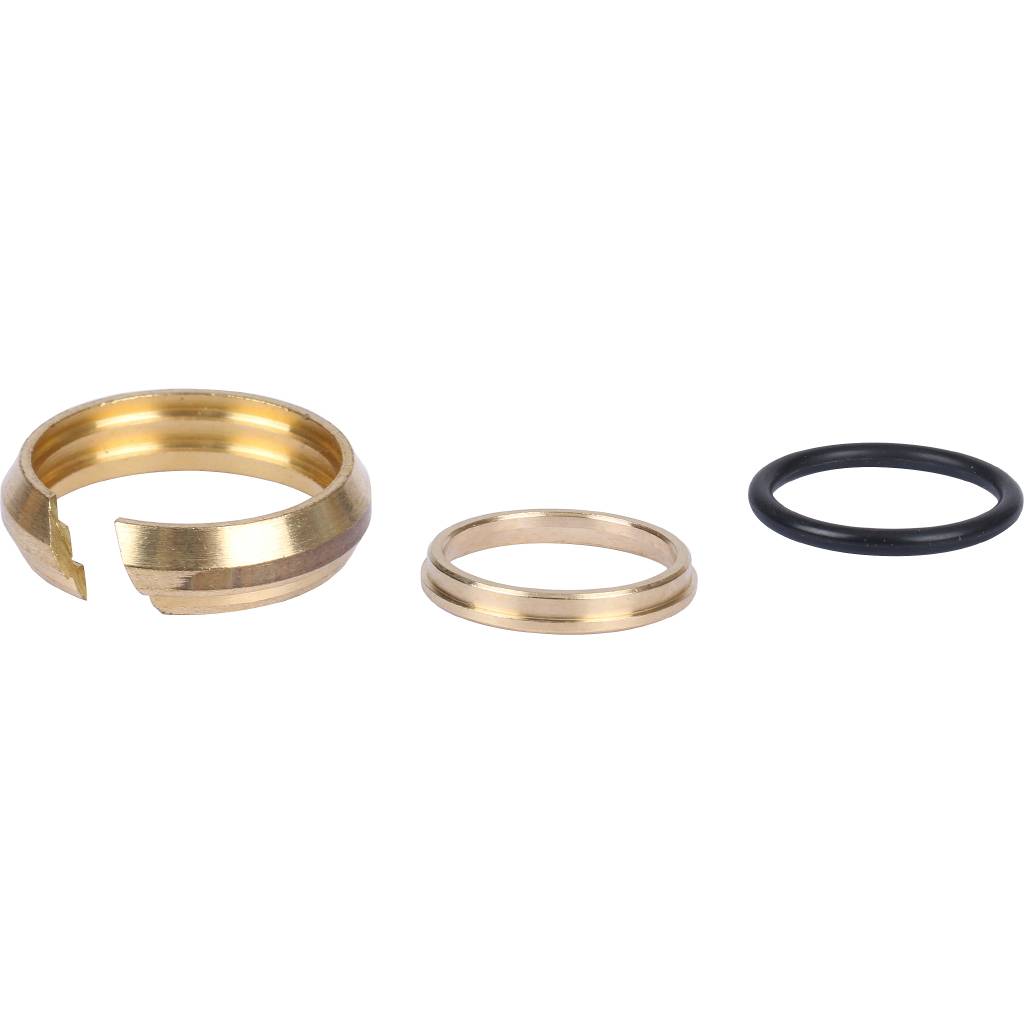 Угольник TIEMME с наружной резьбой 20х1/2 для труб ПНД винтовой, 3400047